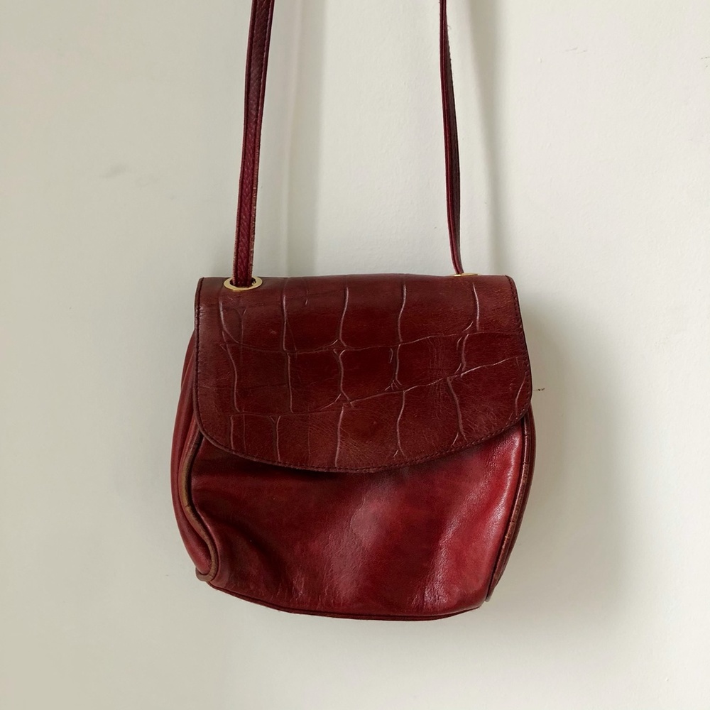 Towanny Vintage Leather Crossbody Shoulder Bag